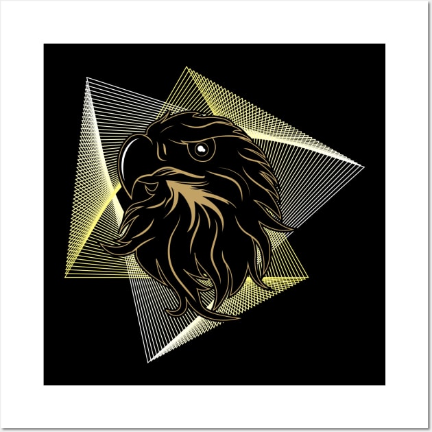 Eagle Head Wall Art by vanianita